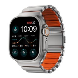 Nomad Stratos Band Natural Titanium Ultra Orange FKM AW 45/46/49mm