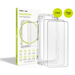 EasyGlass with Applicator iPhone 11/XR, 2 pack