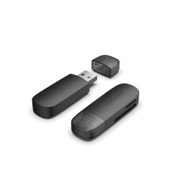 Card reader Vention 2-in-1 USB 3.0 A Card Reader(SD+TF) Black Dual Drive Letter