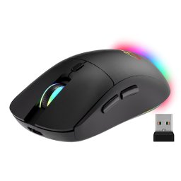 Mouse Wireless 2-in-1 BT/RF SILENT & RECHARGE Negru
