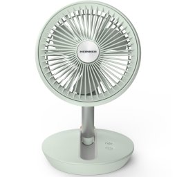 Ventilator pliabil HEINNER HMF-LC4000GR, 5W, 4 trepte de viteza, baterie 4000mAh, control digital, H 29 cm, Green