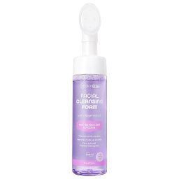Spumă de Curățare Facială cu Perie Skin Bliss – Colagen, Niacinamidă și Glicerină, 200ml