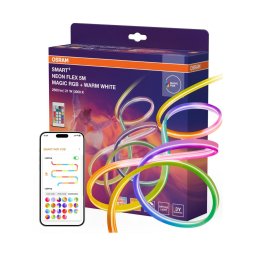 Osram - Bandă LED RGBW reglabilă pentru exterior SMART+ MAGIC 5 m LED/21W/230V Wi‑Fi + telecomandă