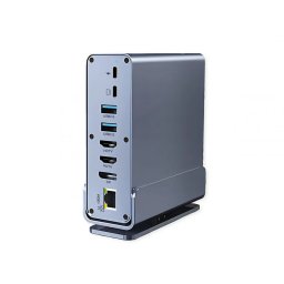 Docking station USB type C la HDMI/DP 4K60/Gigabit Ethernet/USB-A/USB-C + PD, SD/microSD, Audio, Value 12.99.1142