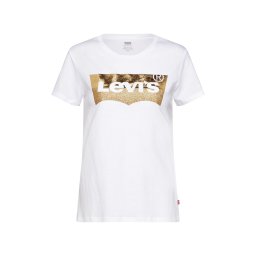 LEVI'S ® Tricou auriu / alb