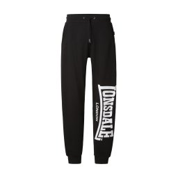 LONSDALE Pantaloni negru / alb