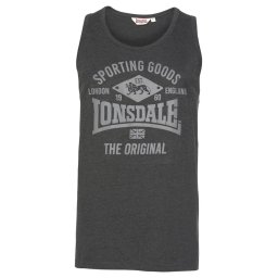 LONSDALE Tricou 'London Pilton' gri metalic / gri deschis
