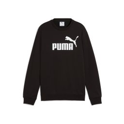 PUMA Bluză de molton 'Essentials No. 1' negru / alb