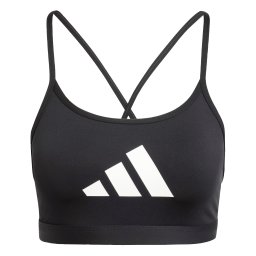 ADIDAS PERFORMANCE Sutien sport 'Aeroreact' negru / alb