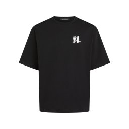Karl Lagerfeld Tricou negru / alb