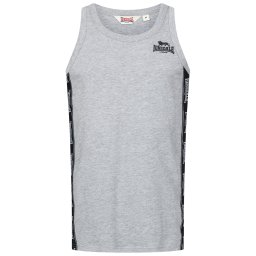 LONSDALE Tricou 'CLOUSTA' gri / negru