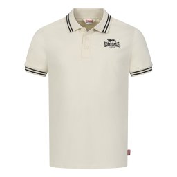LONSDALE Tricou 'Rhodes' bej deschis / negru