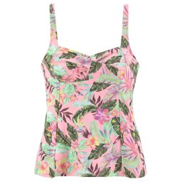 s.Oliver Tankini top albastru aqua / galben / verde / rosé