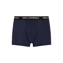 Karl Lagerfeld Boxeri albastru închis / negru / alb