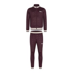 LONSDALE Costum de trening 'Ashwell' sângeriu / roșu vin / alb