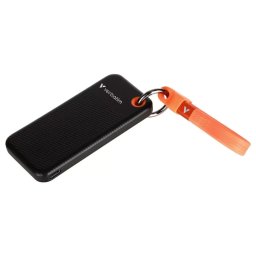 SSD Extern VERBATIM 32418 USB 3.2 Gen 2, 256GB, Black-Orange