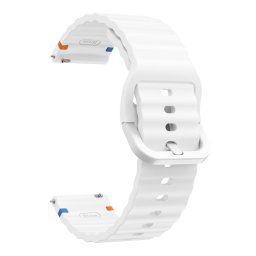 Curea pentru Samsung Galaxy Watch 4 5 6 7 20mm Official Silicone Band Alb