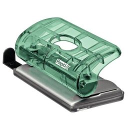 Perforator platic Rapid Colour Ice FC5, 10 coli, blister, verde