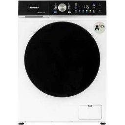 Masina de spalat rufe 6 kg, motor inverter, 1000 rpm, clasa A-10%, 16 programe, butoane touch, panou de control negru cu pictograme colorate, usa dubla neagra (PC Cover), culoare Alb
