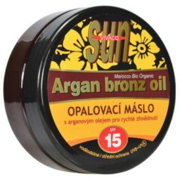 Produse pentru protectie solara Sun Argan Bronze Oil SPF 15 Suntan butter with organic argan oil