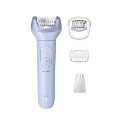 Epilator Seria 8000 3 capete interschimbabile utilizare umeda/uscat Albastru