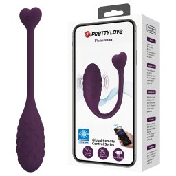 Pretty Love Fisherman - ou vibrator purtabil controlat prin aplicație (mov)