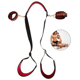 Bad Kitty Neck/Thigh Restraint Set 5006627 Black
