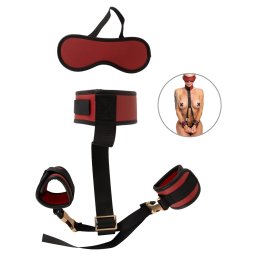 Bad Kitty Neck to Wrist Bondage Set 5006635 Black