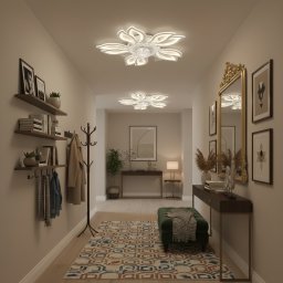 Lustra LED cu ventilator ANEMO si telecomanda, 30W, 61 cm, alba