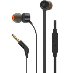 Casti In-Ear JBL T110, microfon, negru