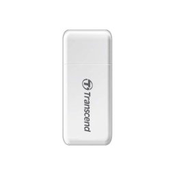 Card Reader Transcend USB 3.1 Gen 1 SD/microSD, White