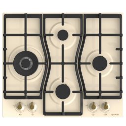 Plita incorporabila pe gaz Gorenje GW6D42CLI, 60cm, 8150W, bej