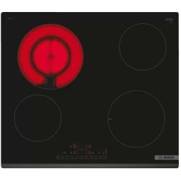 Plita Bosch Ceramic hob PKF631FP3E, 4 zone, Electric, Ceramic, 6900 W, Negru