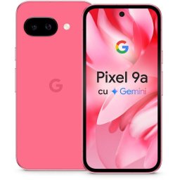 Telefon mobil Google Pixel 9a, Dual SIM, 128GB, 8GB RAM, 5G, Roz