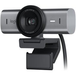 Camera Web Logitech MX Brio, 4K/30fps, Ultra HD, Advanced Autofocus, Privacy Shutter, Graphite