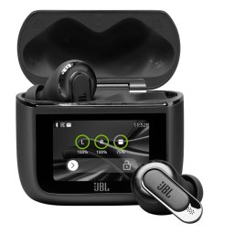 Casti In-Ear JBL Tour Pro 3, True Wireless, Bluetooth, True ANC, Smart Case, Spatial Sound, Autonomie 44 ore, Negru