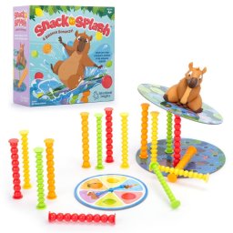 Joc Educational Insights Nu rasturna capibara!, Snack or Splash, Joc de echilibru, 2-4 jucatori, Varsta 4+