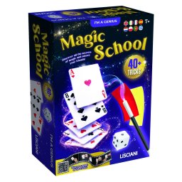 Micul Geniu LISCIANI Scoala de Magie 40 de Trucuri, varsta 7+, Multicolor