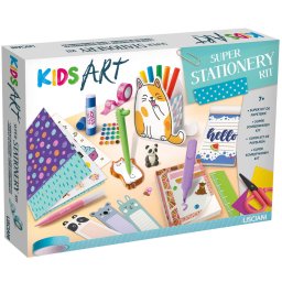Jucarii creative LISCIANI KIDS ART Super Stationary Kit, Multicolor, Set creativ, 7+ ani