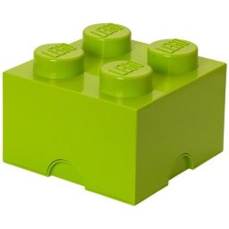 Room Copenhagen LEGO Storage Brick 4 light green - RC40031220
