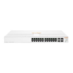 Switch Aruba Instant On 1930 24G Class4 PoE 4SFP/SFP+ 195W Managed L2+ Gigabit Ethernet (10/100/1000) Power over Ethernet (PoE) 1U White