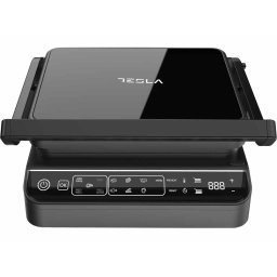 Gratar Electric Tesla GR500BG | 2000W, Digital, 30x23cm, Negru