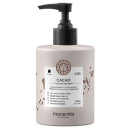 Masca de par nuantatoare Maria Nila Cacao Colour Refresh, 300 ml