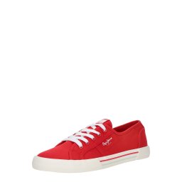 Pepe Jeans Sneaker low 'BRADY' roșu / alb