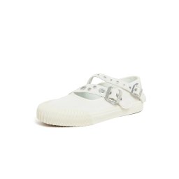 VANS Balerini cu curea glezna alb