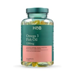 H&B Omega 3 Ulei de peste 1200 mg 120 capsule