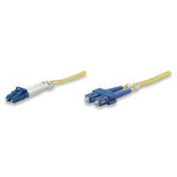 Intellinet Fiber optic patch cable LC-SC duplex 5m 9/125 OS2 singlemode