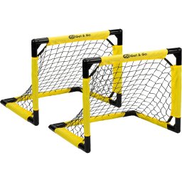 Set 2 Porți Fotbal GET & GO Pliabile 55x44x44cm