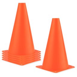 Set 6 Conuri Antrenament AVENTO Soft 23 cm Portocaliu