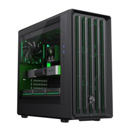 Carcasa PC Gamemax CLAW 460 BK, ATX Mid Tower, 4 ventilatoare ARGB/PWM, USB Type-C